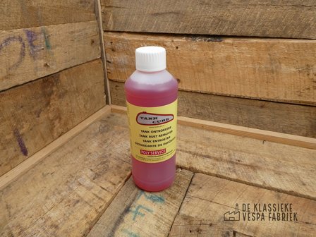 Tank cure rust remover