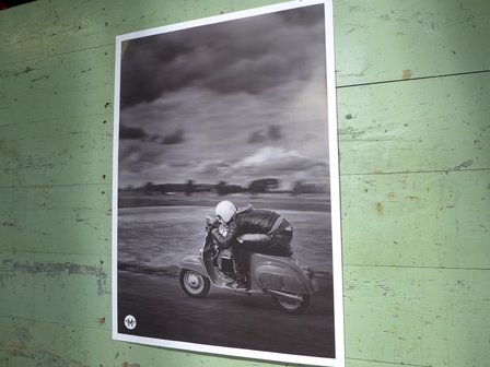 Vespa SS90 poster