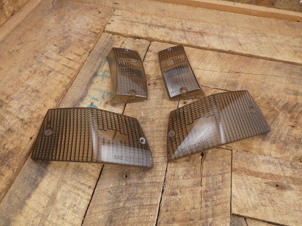 Knipperlichtglas set smoked