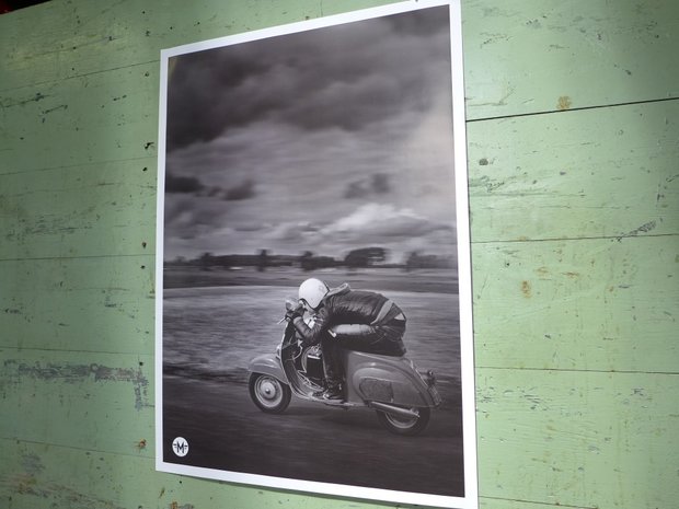 Vespa SS90 poster